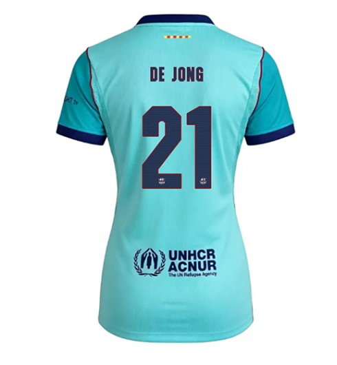 Barcelona Frenkie de Jong #21 Tredjedrakt Dame 2026-27 Korte ermer Barcelona Frenkie de Jong #21 Tredjedrakt Dame 2026-27 Korte ermer